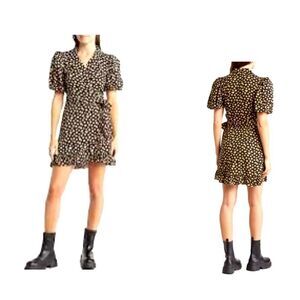 NWT We Wore What Daisy Wrap Dress XS